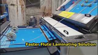 Machine à plastifier les cannelures SFH trois en un à 5 plis