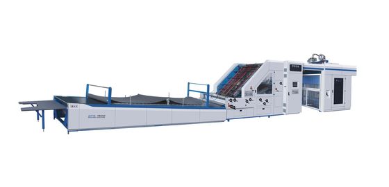 Machine automatique de laminage de papier ondulé à haute vitesse à flûte à trois en un avec servo-moteur