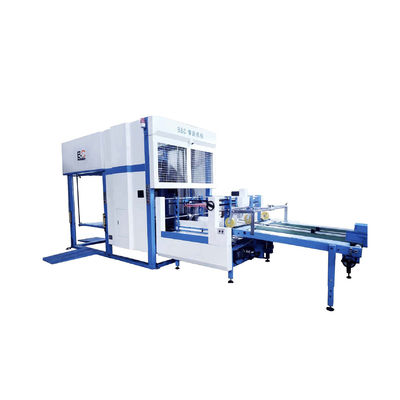 Accessoire de machine d'empilage automatique de doubles piles DS avec machine à plastifier et à rainurer