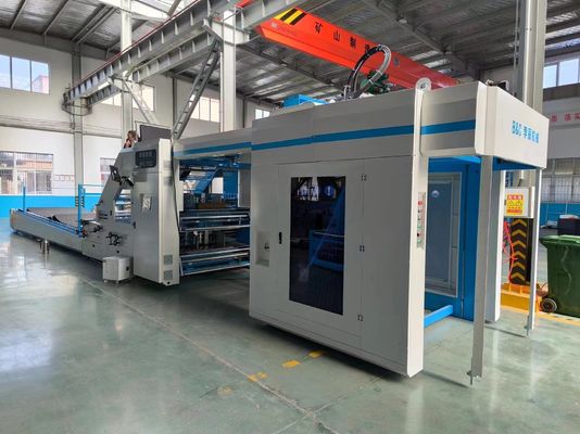Machine de laminage avancée feuille à feuille pour papier ondulé avec correction automatique et contrôle servo à 160 m/min