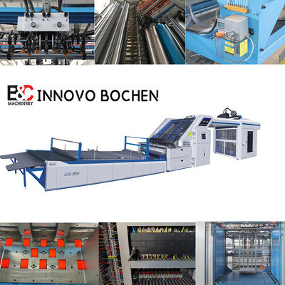 Machine à laminer à flûte à haute vitesse entièrement intelligente avec système d'alimentation au bord du plomb
