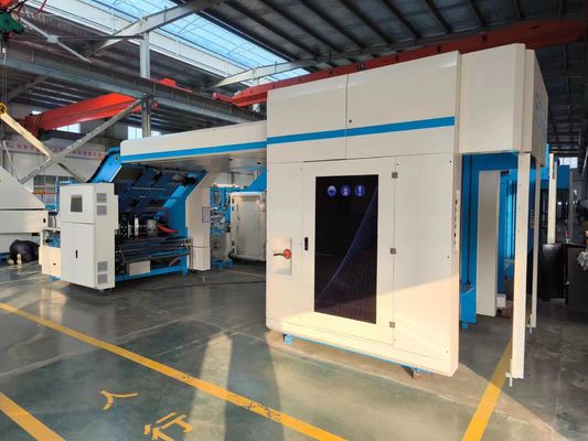 Machine de laminage ondulé à grande vitesse GFS pour le carton avec système d'alimentation de chevauchement