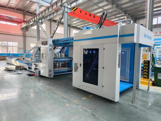 Machine de laminage à feuille à haute vitesse 5 plies servo contrôlée pour la combinaison de carton et de carton ondulé