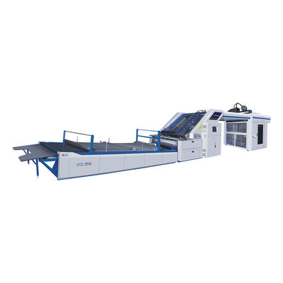 GFS-1500/GFS-1700/GFS-1900 Machine de stratification de carton à grande vitesse avec alimentation en plomb et aligneur de feuille supérieure