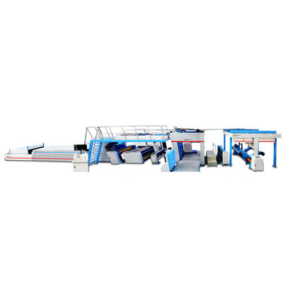 Machine de laminage ondulé à haute vitesse à simple face en ligne avec options de largeur maximale et précision de laminage adaptées aux lignes de production d'emballage