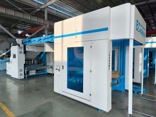 Machine de laminage à flûte à grande vitesse offrant des options d'alimentation de feuille flexibles et un contrôle numérique de la colle pour la lamination ondulée