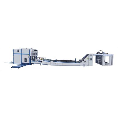 Machine de stratification de cannelure automatique de 38KW 380V avec l'empileur