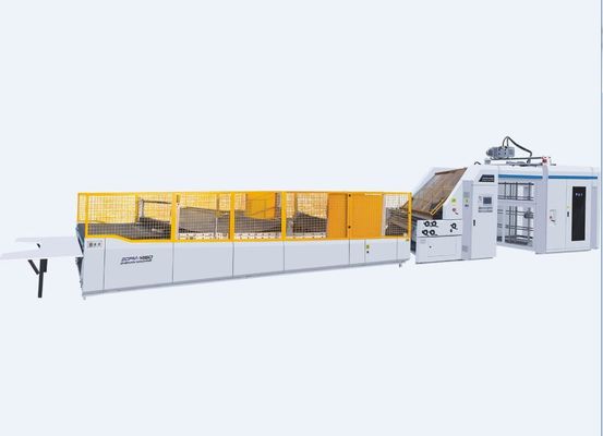 Feuille supérieure pour baser la machine automatique à grande vitesse Ligne de contre-collage de carton ondulé de feuille