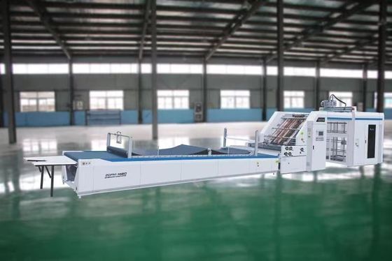 Machine à plastifier à grande vitesse de flûte de servomoteur automatique