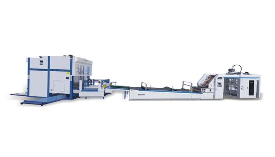 Laminateur automatique à flûte à grande vitesse en carton ondulé et en flip flop