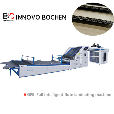 Machine de laminage à flûte à feuille 5Ply entièrement automatique pour la fabrication de cartons