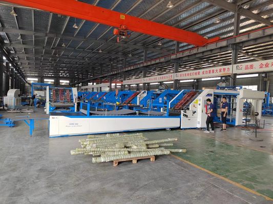 150m/min Machine à laminer à grande vitesse feuille à feuille à la flûte automatique pour boîte en carton
