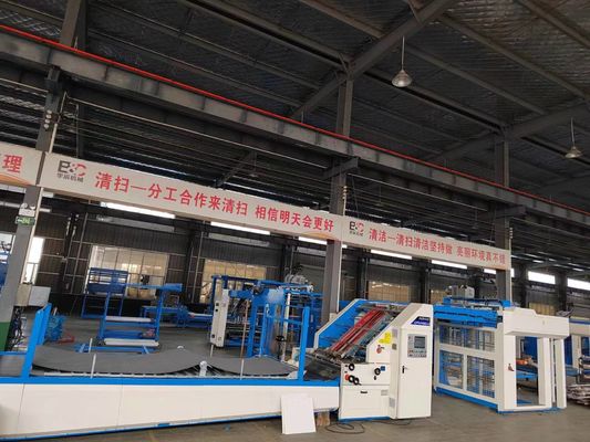 Machine de laminage à flûte de la série ZGFM de 1500 mm, feuille à feuille automatique pour carton ondulé