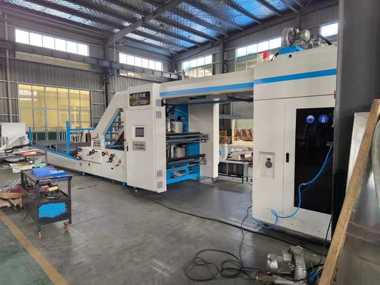 Sfc machine de laminage de carton ondulé à grande vitesse 150 M/Min 5 plies automatique trois en un